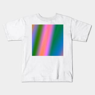 green red blue abstract texture background Kids T-Shirt